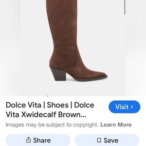 Dolce Vita Women's Tan Heeled Boots